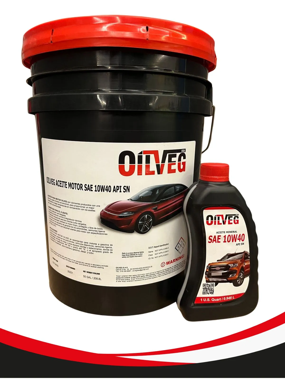 ACEITE MOTOR GASOLINA  SAE SAE 10W40 API SN