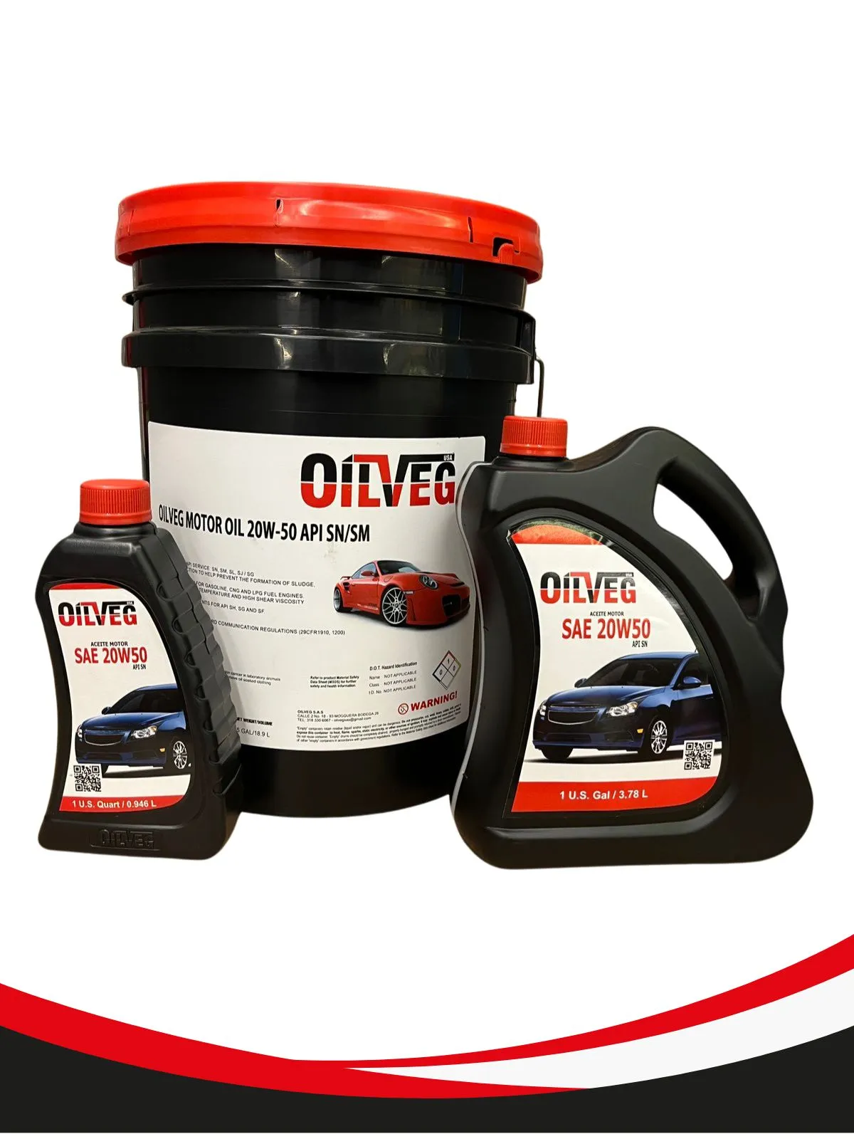 ACEITE MOTOR 20W50 API SN /SM