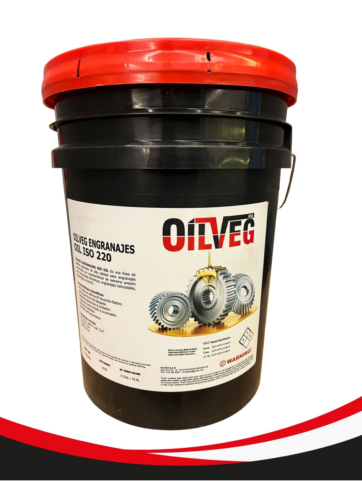 ACEITE HIDRÁULICO ENGRANAJE OIL ISO 220 OILVEG 