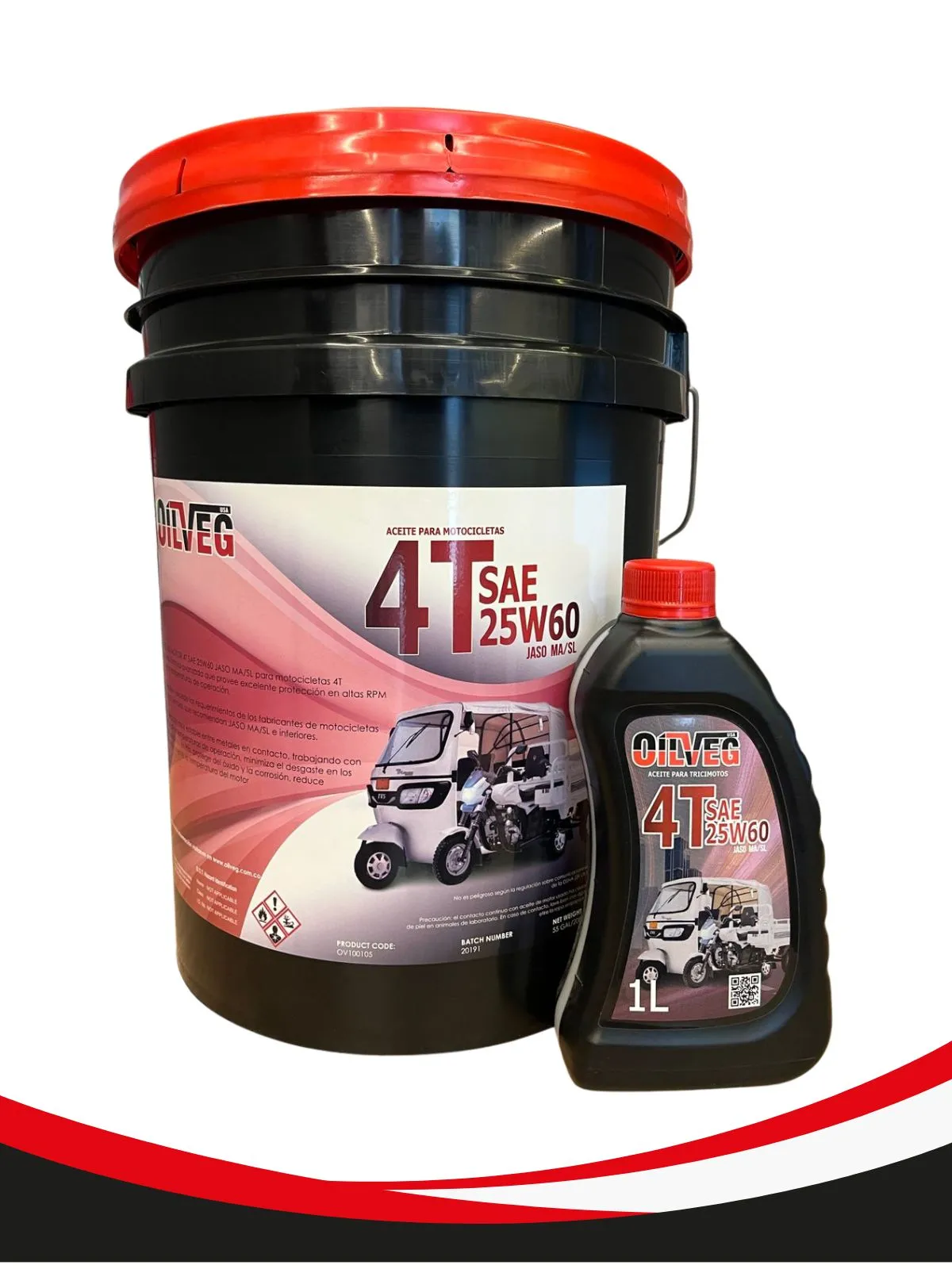 ACEITE PARA MOTOCICLETAS 4T SAE25W60 JASO MA/SL