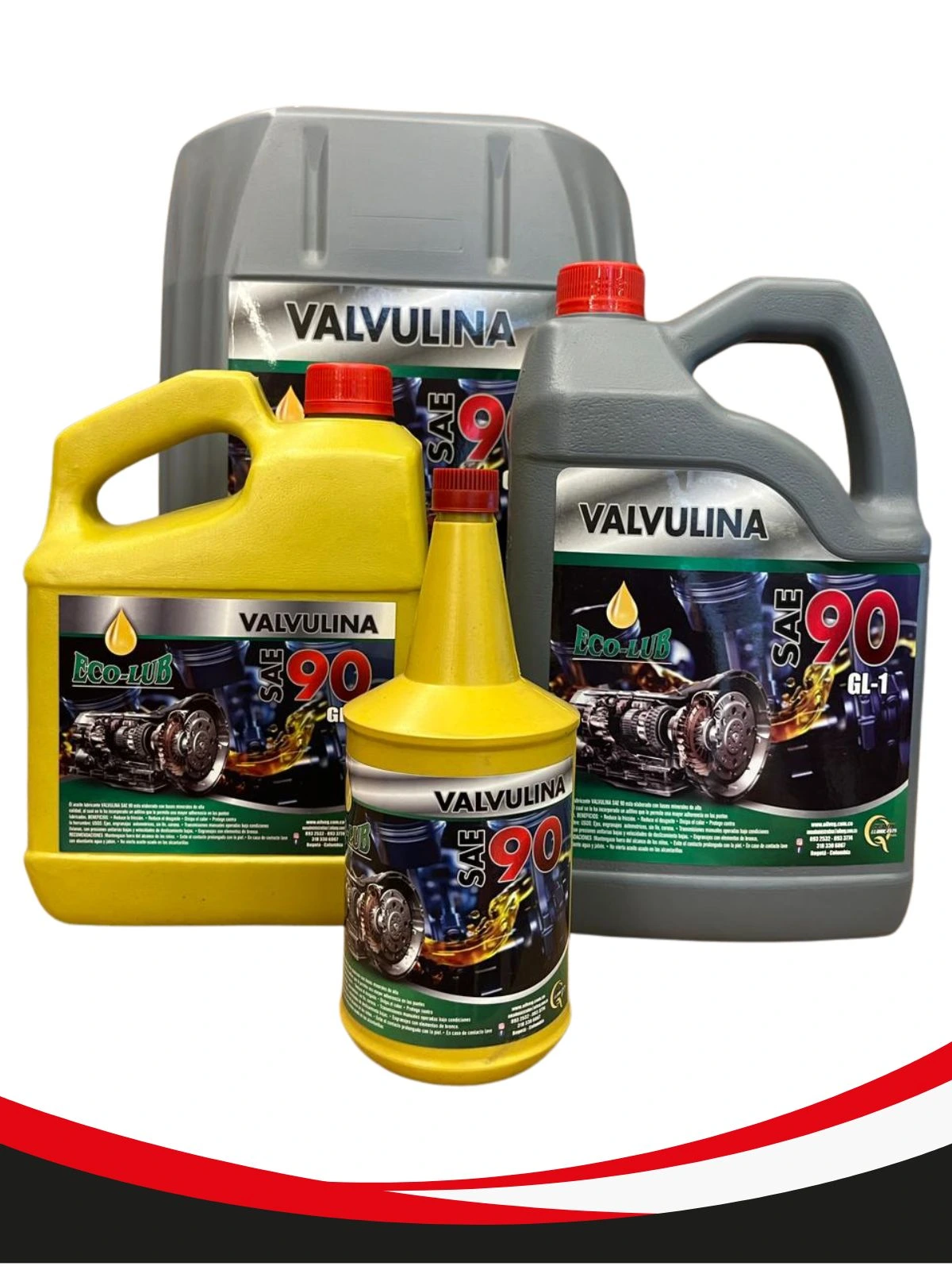 ACEITE LUBRICANTE ECO-LUB VALVULINA SAE90 GL-1<br />
