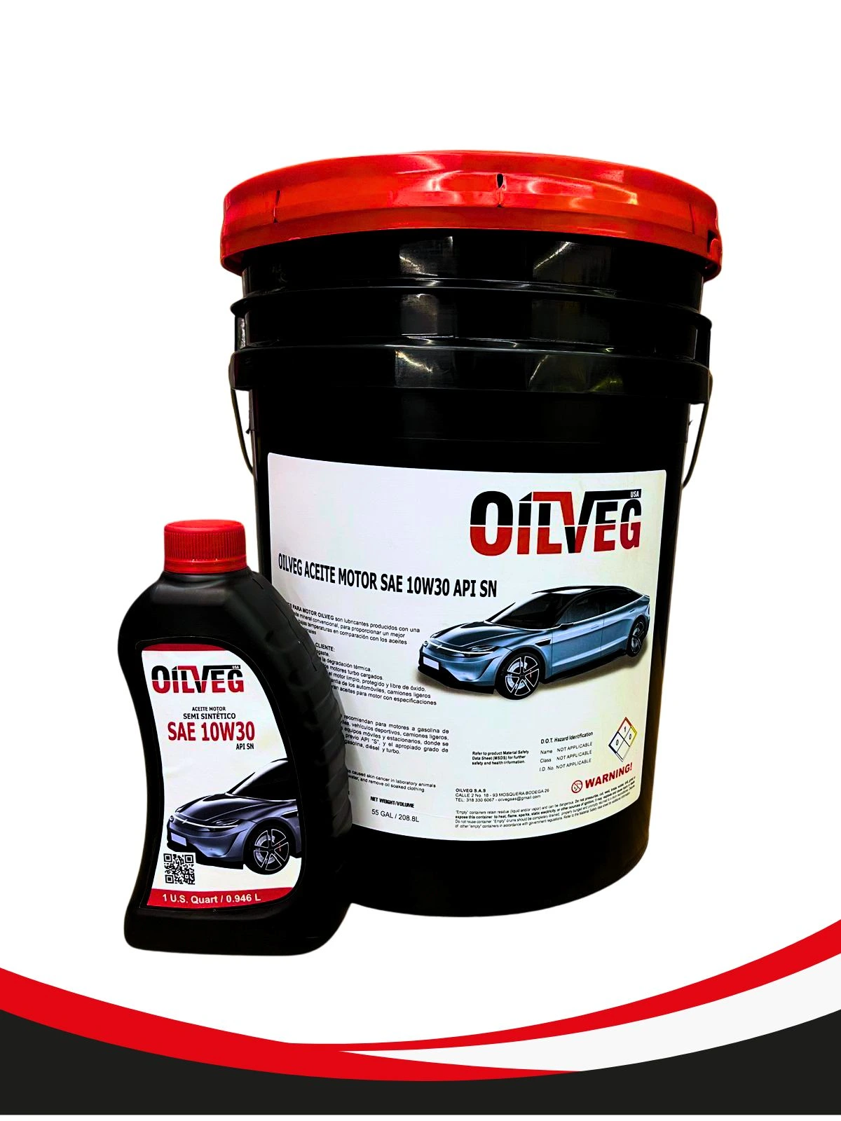 ACEITE LUBRICÁNTE 10W30 API SN SEMISINTÉTICO