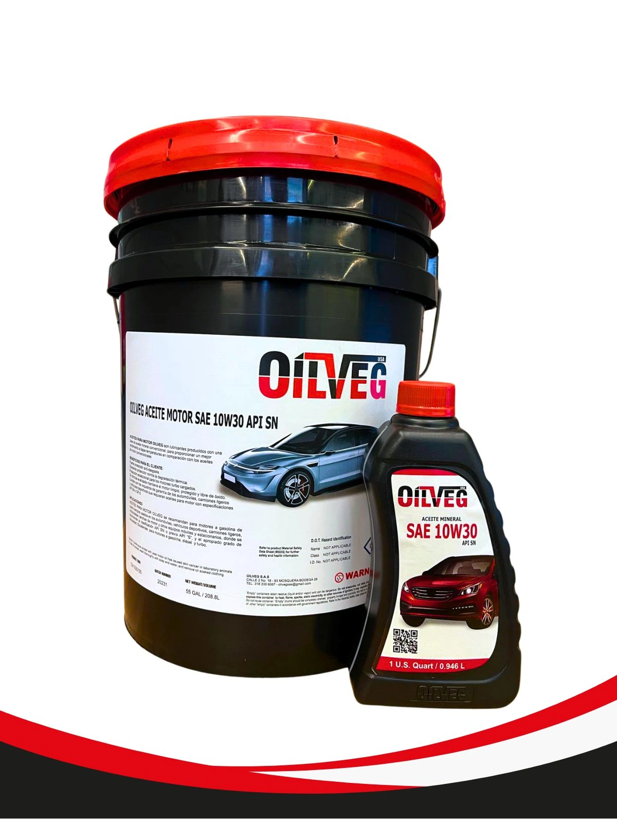 ACEITE LUBRICANTE 10W30 SN MINERAL 