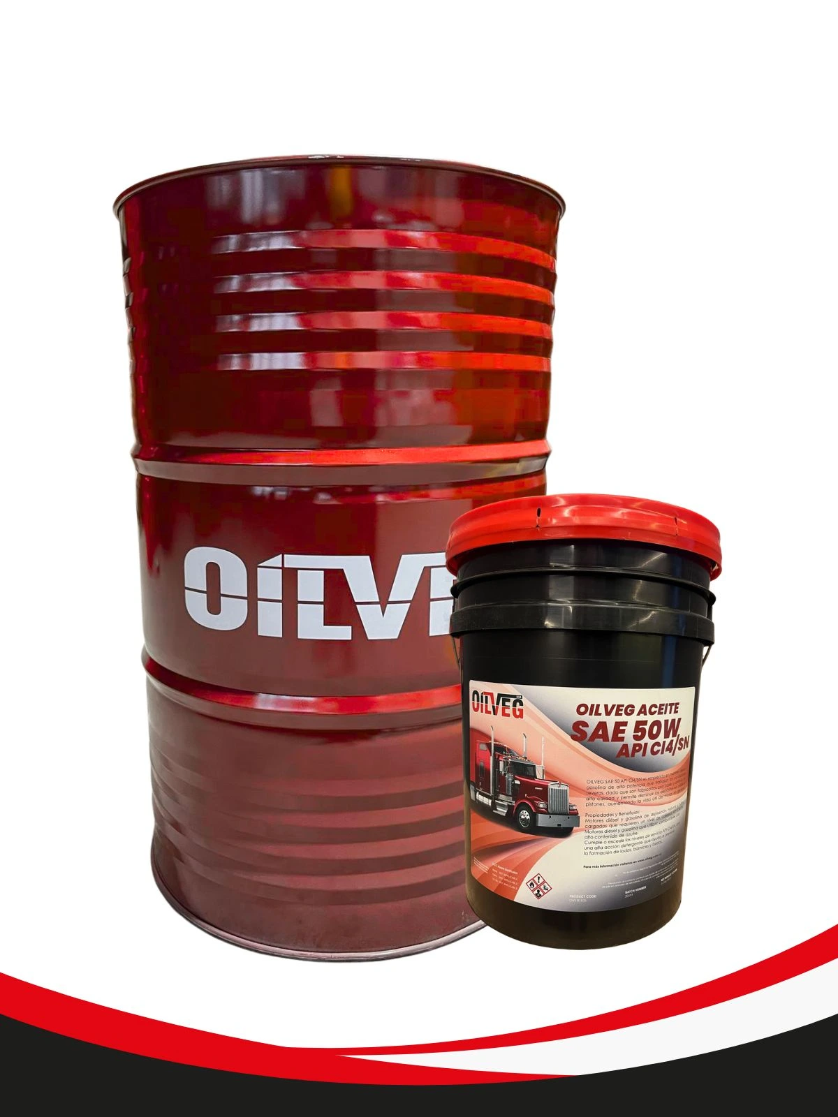 ACEITE LUBRICANTE - OILVEG PREMIUM SAE 50W API CI-4 /SN