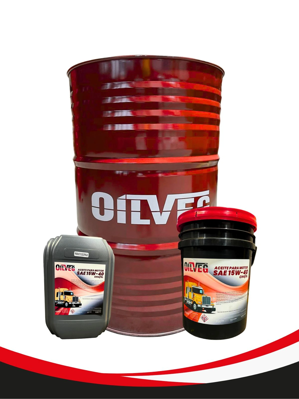 ACEITE LUBRICANTE - OILVEG STANDARD 15W40 API CH4 PLUS