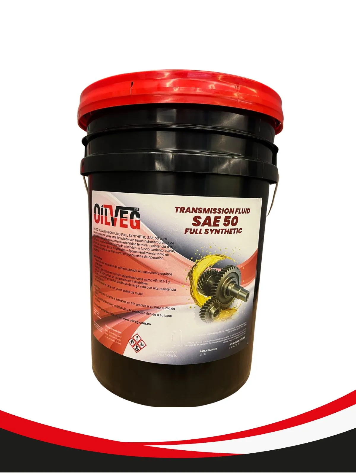ACEITE LUBRICANTE - OILVEG PREMIUN TRANSMISSION SAE50 FULL SINTETICO MT1/GL5