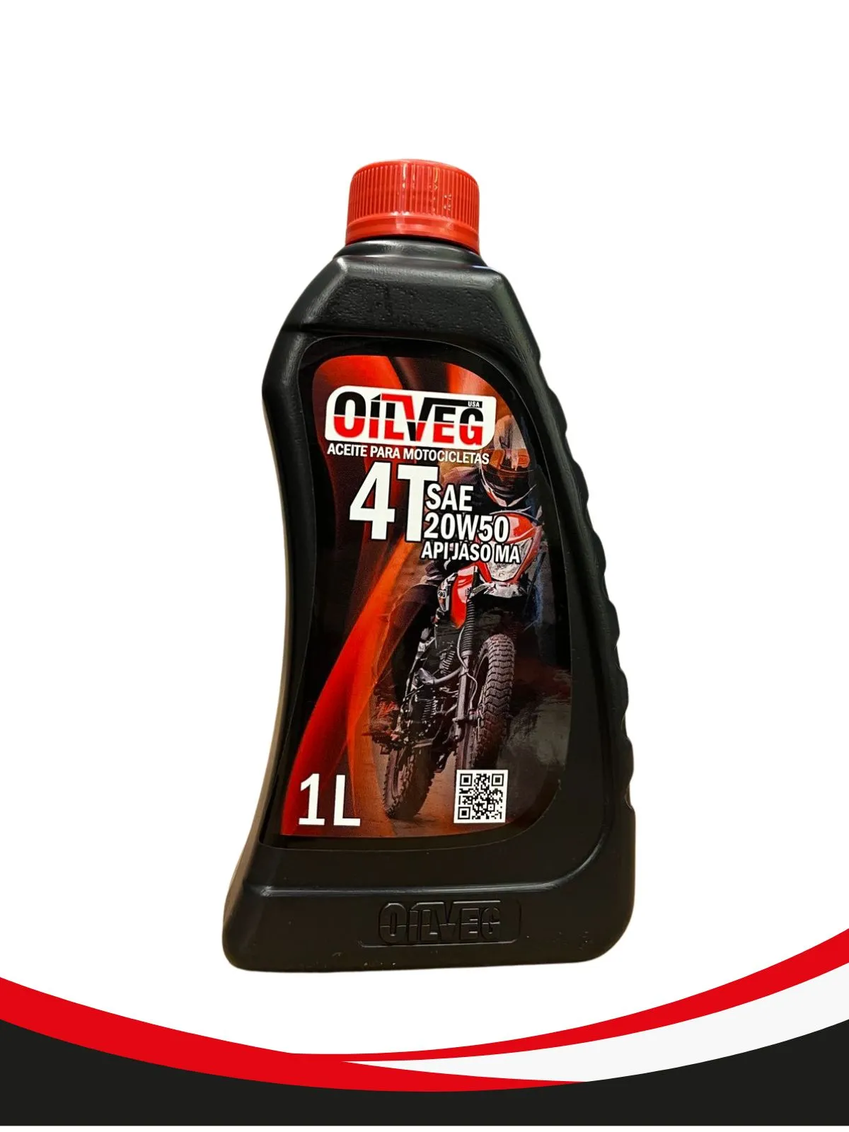 ACEITE LUBRICANTE - OILVEG 4T STANDARD SAE 20W50 SN JASO MA