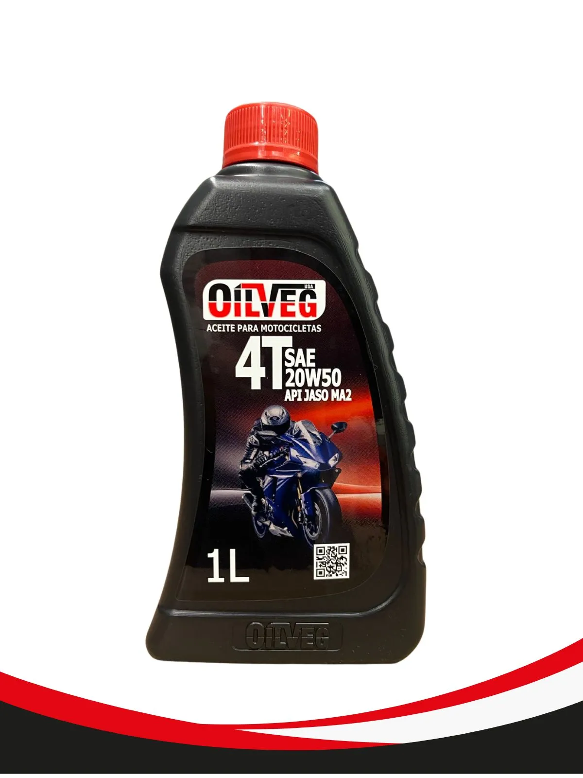 ACEITE LUBRICANTE - OILVEG 4T PREMIUM SAE 20W50 SN JASO MA2 