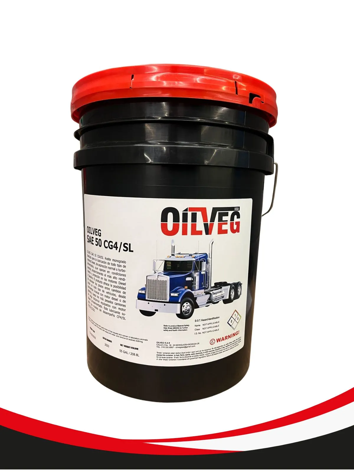 ACEITE LUBRICANTE - OILVEG STANDARD SAE 50 API CG-4 /SL